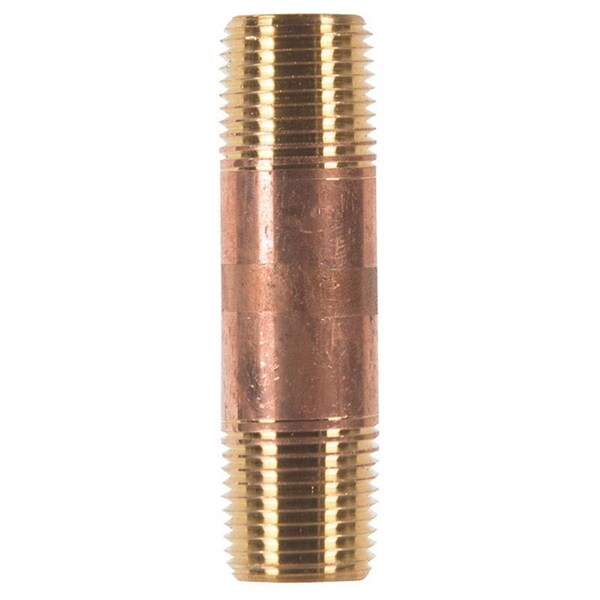 Homeplus+ ATC 1/2 in. MPT X 1/2 in. D MPT Yellow Brass Nipple 3 in. L 6JC126300201041 - main